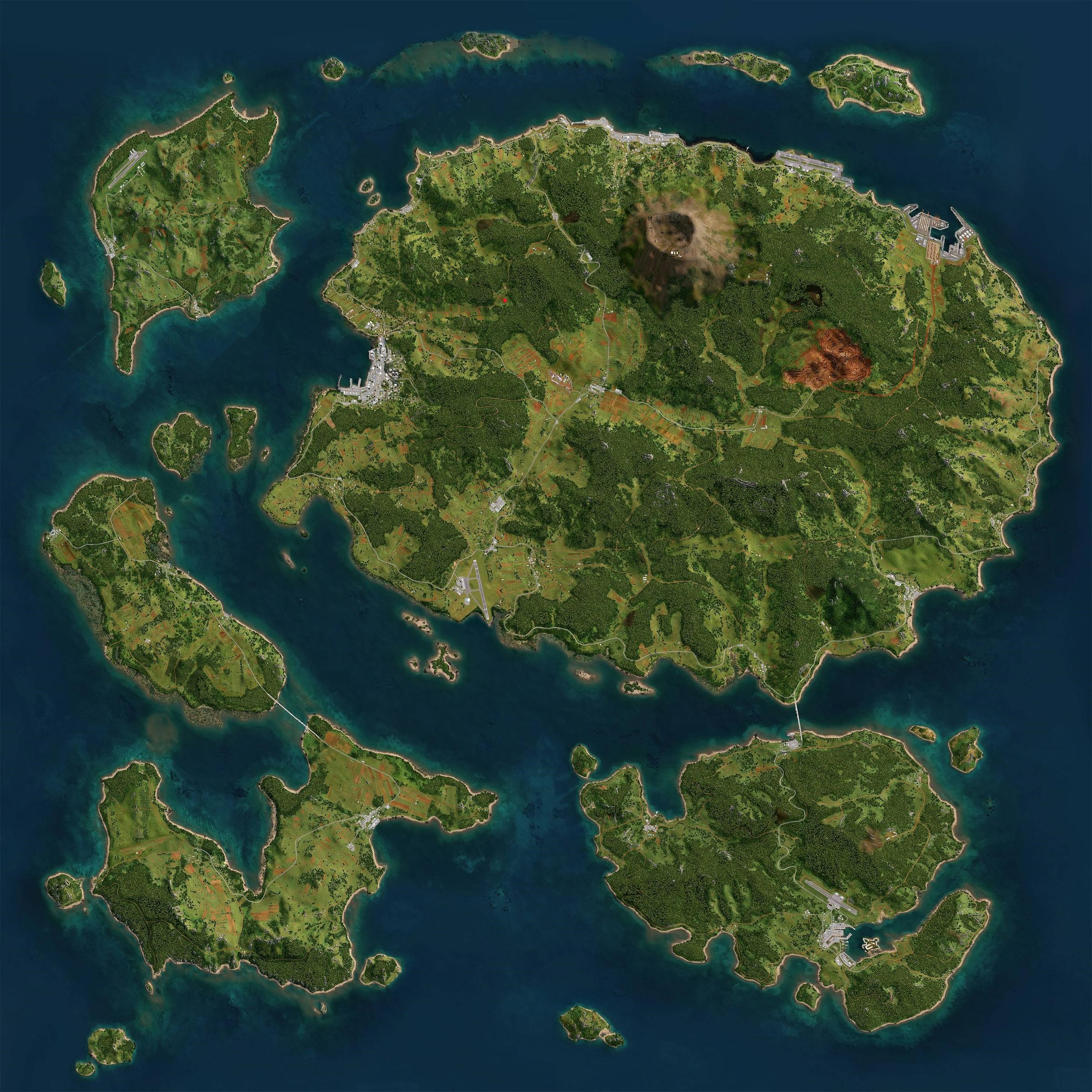 Map of the server